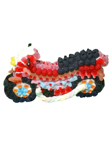 Forme en Polystyrène – Moto Routière Effet 3D pour Gâteau en Bonbons
