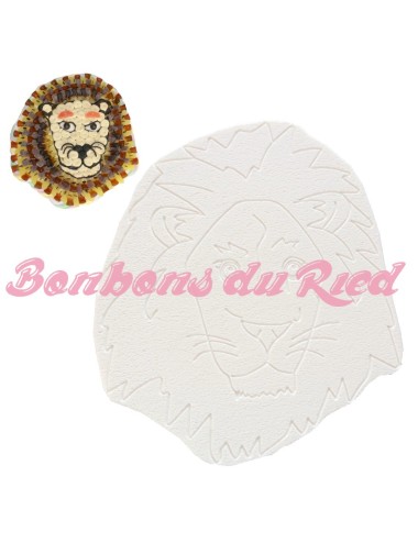 Support en polystyrène pour gateau bonbon lion