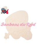 Support pour gateau bonbon avec personnage caliméro en polystyrène
