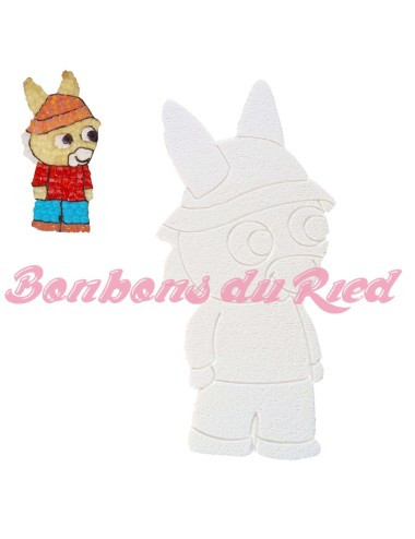 Support pour gâteau en bonbons "TROTRO" en polystyrène