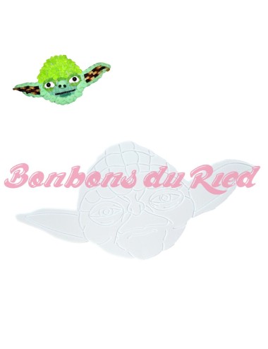 Support pour gateau Star wars YODA en polystyrène