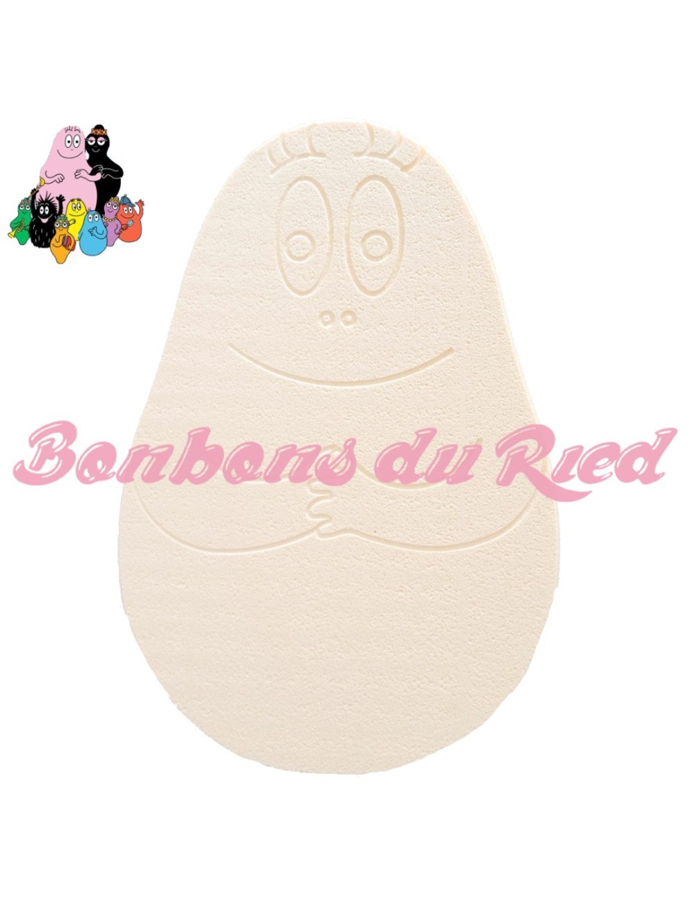 Forme Barbapapa en polystyrène pour gateau bonbon Forme Barbapapa en polystyrène pour gateau bonbon
