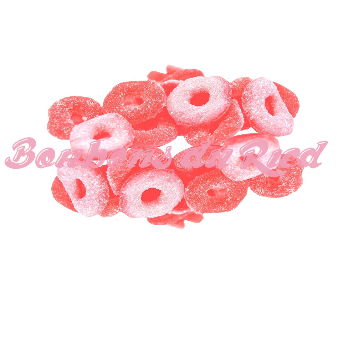 bonbon anneaux fraise dulceplus halal