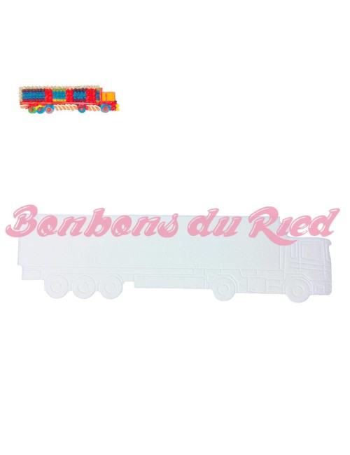 Support pour gateau bonbon semi remorque camion Support pour gateau bonbon semi remorque camion