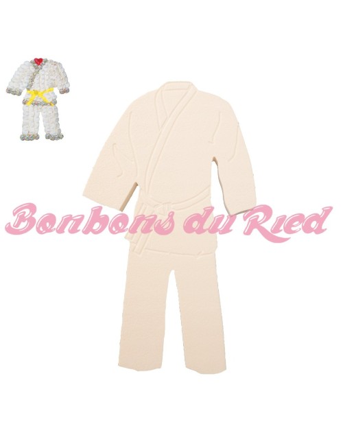 Support en polystyrène pour gâteau en bonbons – Forme de Kimono