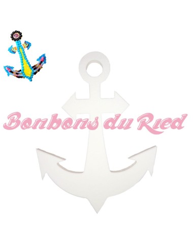 Support pour gateau bonbons ancre marine