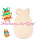 Support en Polystyrène Œuf de Pâques pour Gâteaux en Bonbons