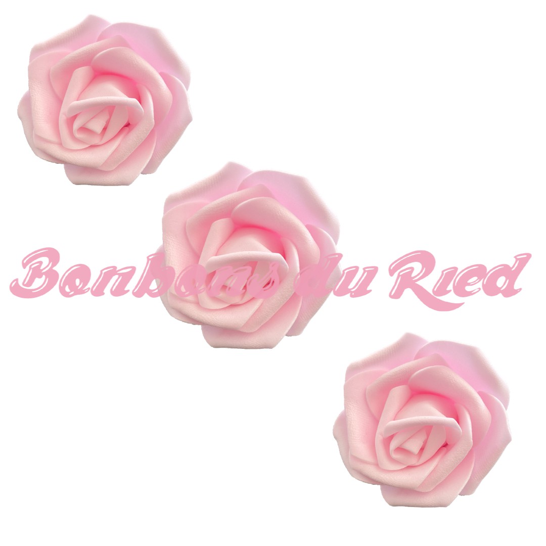 Rose artificielle couleur rose