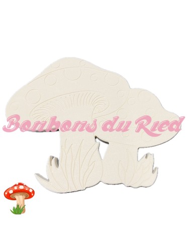 Forme en polystyrène champignons pour gateau bonbon